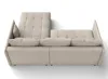 AX LIVING Hellbraun Ecksofa mit Schlaffunktion Bettkasten Produktbild-Vorschau 4