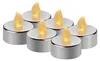 Velas LED plateadas, juego de 6 unidades, velas sin llama Vista previa de la imagen del producto 1
