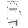 OSRAM ORIGINAL W21/5W W3x16q 12 V/21-5 W (confezione Anteprima dell’immagine prodotto 9