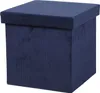 Urban Living Sitzhocker faltbar Sitzwürfel "VELOURS COTELÉ" Produktbild-Vorschau 2