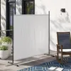 Paravento, 180 x 178 cm, tessuto, divisorio, grande, Anteprima dell’immagine prodotto 4