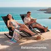 tectake® Gartenliege Taya, ergonomisch, Schwingfunktion Produktbild-Vorschau 8