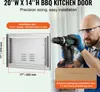 SucceBuy BBQ-Zugangstür, 508 x 356 mm, einzelne Produktbild-Vorschau 2