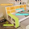 Stauraumbett mit Ausziehbett, 8 Fächern & Produktbild-Vorschau 3