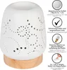 ONVAYA® Duftlampe | Elektrisch | Farbe: Creme weiß | Aroma Produktbild-Vorschau 3