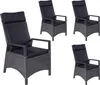 LC Garden Keramo Positionsstuhl Aluminium/Polyrattan inkl. Produktbild-Vorschau 3