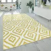 Paco Home Wohnzimmer Teppich Rauten Muster in Pastell Produktbild-Vorschau 4