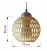 LUXOLAR Lampa wisząca Natural Bamboo 2 płomienie E27 60 W - Podgląd zdjęcia produktu 8