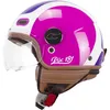 Kask Jet CGM 191G PIX SPRINT Fluo Purple Fuchsia Formowany Podgląd zdjęcia produktu 2