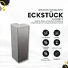 Sockelleiste Edelstahl Fußbodenleisten V2A L250cm 60mm Produktbild-Vorschau 1