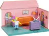 A toy playset depicting a scene from The Simpsons house, featuring a Homer Simpson figure. Podgląd zdjęcia produktu