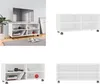 vidaXL TV skříňka s kolečky bílá 90x35x35 cm materiál na Náhled obrázku produktu 1