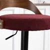 Set van 2 draaibare barkrukken, notenhout, bekleding van Productafbeelding-voorbeeld 18