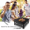 KESSER® Caminetto da esterno con griglia e pinza per Anteprima dell’immagine prodotto 5