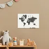 MuchoWow® Poster Weltkarte - Zahlen - Weiß 30x20 cm - Produktbild-Vorschau 6