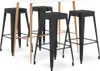 The Living Store 5-tlg. Bar-Set Weiß und Schwarz Produktbild-Vorschau 1