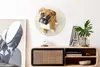 MuchoWow® Rundes Wandbild - Runde Bilder Boxerwelpe blickt Produktbild-Vorschau 2