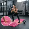 Fitnessmat voor yoga en gymnastiek, 190x61x0,8 cm, roze, Productafbeelding-voorbeeld 3