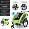 KESSER® Kinderanhänger Fahrradanhänger Sport-RX 2 in 1 Produktbild-Vorschau 2