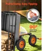 Chariot de jardin SucceBuy 680 kg, chariot de transport Voir les images du produit 4
