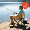 Campingstuhl Outdoor Klappstuhl mit Getränkehalter und Produktbild-Vorschau 11