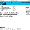 Reyher  Kappenkopf-Blechschr. ähnl.7981 A2 3,9x9,5 -H (1000 Produktbild-Vorschau 1