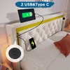 MODFU Boxspringbett Hydraulisches 160 x 200 cm mit USB Typ Produktbild-Vorschau 4