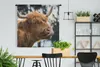 MuchoWow® Wandteppich Wandbehang Schottischer Hochländer - Produktbild-Vorschau 2