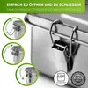 Blockhütte Edelstahl Brotdose Erwachsene auslaufsicher mit Produktbild-Vorschau 4