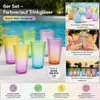 6 Trinkgläser Bunt Gläser Set Wassergläser Wasserglas Produktbild-Vorschau 6