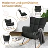 Hawthyhome Schaukelstuhl gepolstert Relaxsessel für Produktbild-Vorschau 6