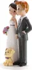 Hochzeitstorten-Figur mit Hund 16cm Produktbild-Vorschau 3