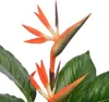 Künstliche Pflanze Strelitzia mit Topf Rot 100 cm Produktbild-Vorschau 2