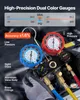 Kit de manomètres pour climatisation - Manifold à 3 voies - Voir les images du produit 4
