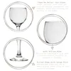 6x Misket 645ml Gin-Gläser - Groß Glas Langer Stiel Wein Produktbild-Vorschau 2
