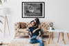 Bild - Bilderrahmen - 100 cm x 70 cm - MDF - Rahmen - Foto Produktbild-Vorschau 3