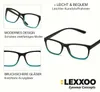 LEXXOO 3er-Set Lesebrillen Blau-Schwarz, +1,5 dpt, Produktbild-Vorschau 3