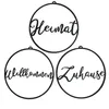 1 x Wanddekoration / Schild Metall  Heimat, Willkommen, Produktbild-Vorschau 5