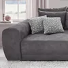 Big-Sofa XXL 306 cm Federkern Lounge Couch mit Bezug aus Produktbild-Vorschau 4