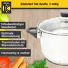 Karl Krüger SAP Topfset "Apollo" Edelstahl 5/9 teilig Produktbild-Vorschau 2