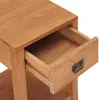 Nachttisch 35x35x50 cm Massivholz Teak Produktbild-Vorschau 4