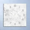 Deko Glasuhr Wanduhr 30x30 Elegante Marmorkunst Quarz Produktbild-Vorschau 1
