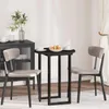 Piano tavolo vidaXL nero, Ø 60 x 1,5 cm, materiale a base Anteprima dell’immagine prodotto 2