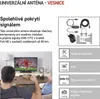Anténa univerzální VILLAGE MOON–V900, DVB-T2, FM, DAB, filtr LTE/4G/5G Anteprima dell’immagine prodotto