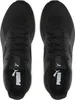 A top-down view of a pair of black Puma running shoes against a white background. Produktbild-Vorschau