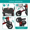 ELONEO Rollator składany z siedziskiem, rollator zewnętrzny Podgląd zdjęcia produktu 8