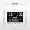 LCD Funk-Wetterstation mit Außensensor, Großes Touchscreen Produktbild-Vorschau 2