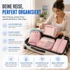 Set di 8 organizer da valigia – Organizer da valigia con Anteprima dell’immagine prodotto 2