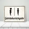 Getraenkerueckgabe Schild Blechschild Aluminiumschild Produktbild-Vorschau 3