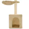vidaXL Arbre à chat avec griffoirs en sisal 105 cm Beige Voir les images du produit 4